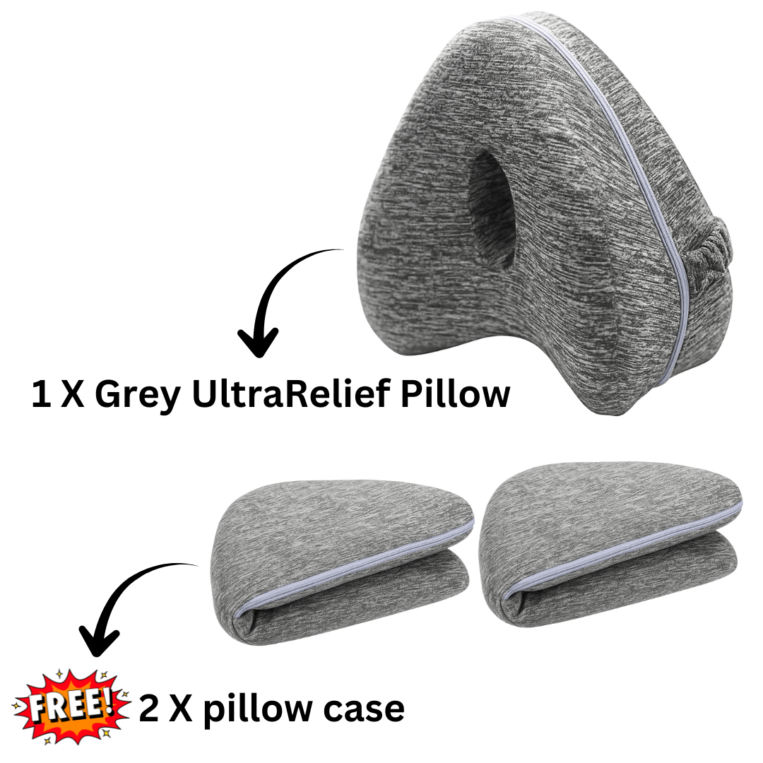 UltraRelief Pillow + 2x Free Cases