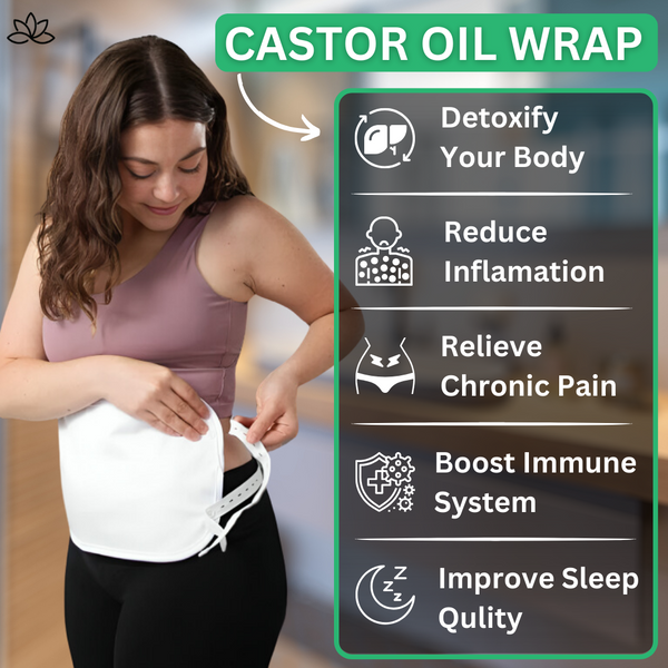 Castor Oil Wrap - Inflammation & Toxin Remover